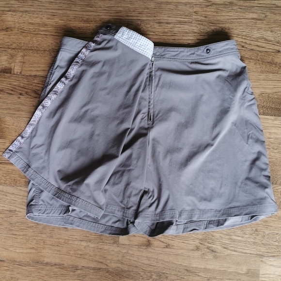 𝅺LL Bean Skort Grey Adjustable Waist Plus 16 - Picture 3 of 9